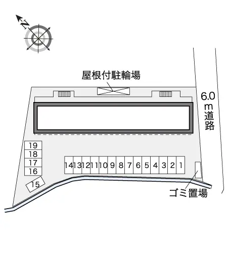 福岡市博多区東那珂　月極駐車場（LP）